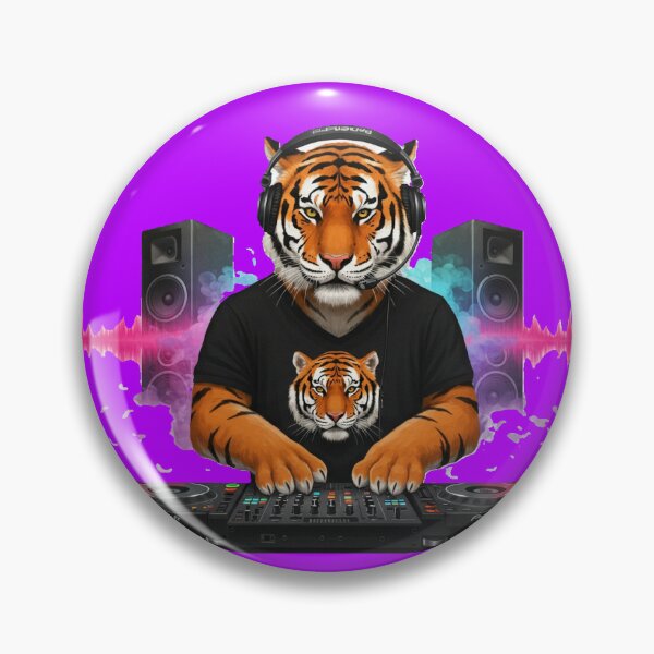 Item preview, Trippy Tiger Jaming Music  designed and sold by WackyJacks.