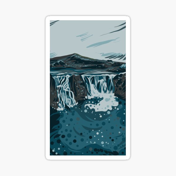 waterfall Sticker