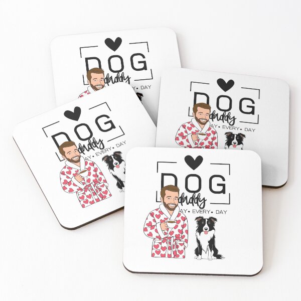 Item preview, Dog Dad All Day Every Day – Cozy Morning with a Border Collie designed and sold by GoodyPaws.