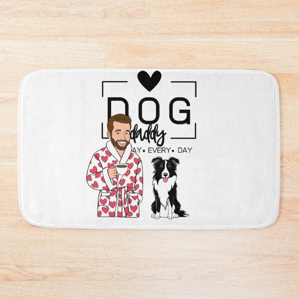 Item preview, Dog Dad All Day Every Day – Cozy Morning with a Border Collie designed and sold by GoodyPaws.