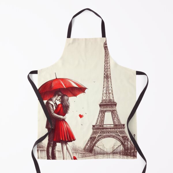 Item preview, Romantic Embrace Under Parisian Skies designed and sold by inkNext.