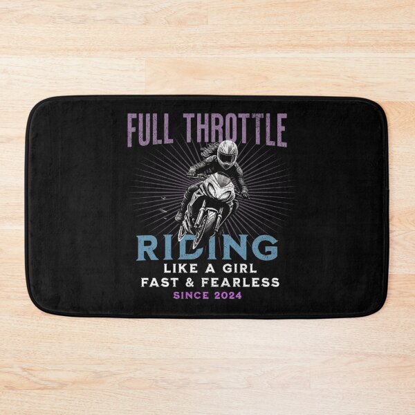 Item preview, Full Throttle - Riding Like a Girl Since 2024 designed and sold by LegendaryDesigns.