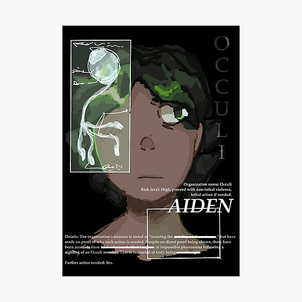 Item preview, Occuli Graphic Poster  designed and sold by n3o-dinitrogen.