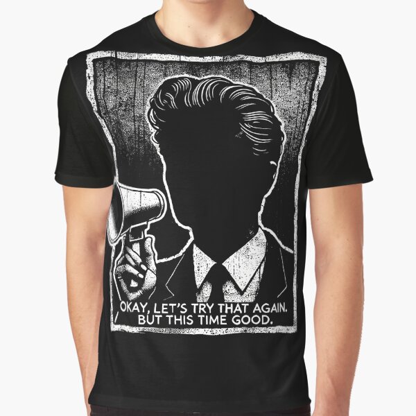 Artikel-Vorschau von Okay, versuchen wir es noch einmal. Aber diesmal gut. Von David Lynchs Twin Peaks inspiriertes Design., designt und verkauft von Dollycat Industries.