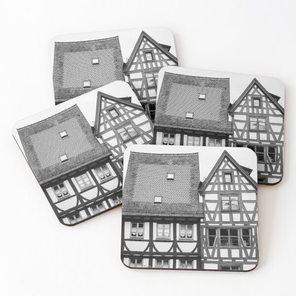 Item preview, Ulm Fischerviertel Black and White designed and sold by chaosvera.