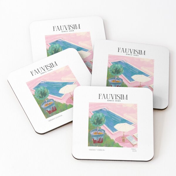 Item preview, Serene Reflections: A Fauvist Poolside Dream designed and sold by ragtrain.