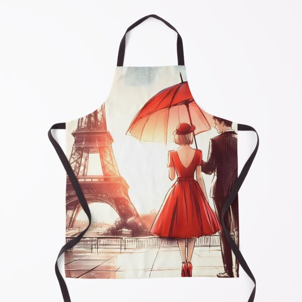 Item preview, Romantic Embrace Under Parisian Skies designed and sold by inkNext.