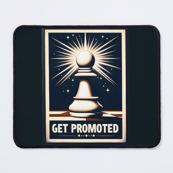 Item preview, Get promoted Promoted - Chess Pawn Inspirational designed and sold by GambitChess.