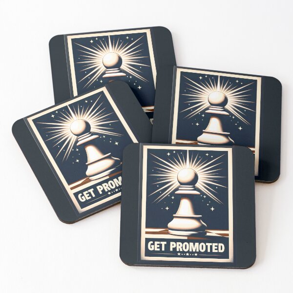 Item preview, Get promoted Promoted - Chess Pawn Inspirational designed and sold by GambitChess.