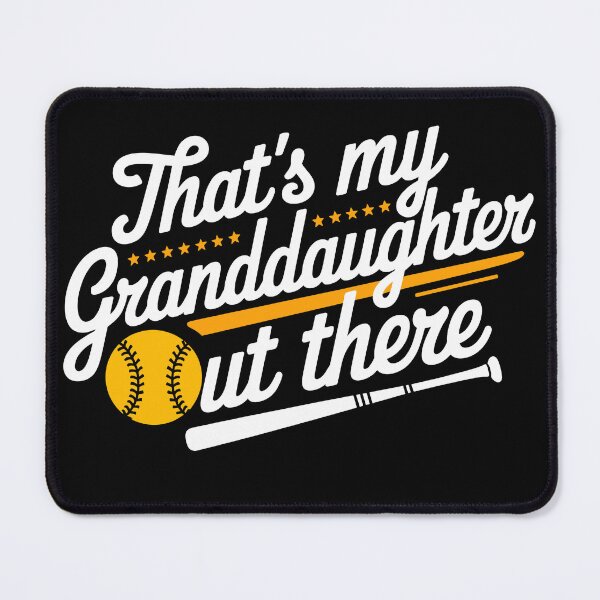 Item preview, That'S My Granddaughter Out There Proud Softball Grandparent Gift designed and sold by designleon19.