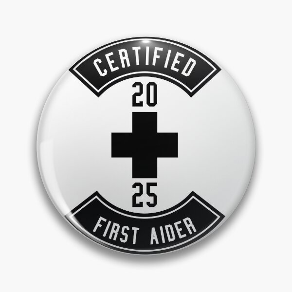 Item preview, Certified First Aider  designed and sold by Reinforced.