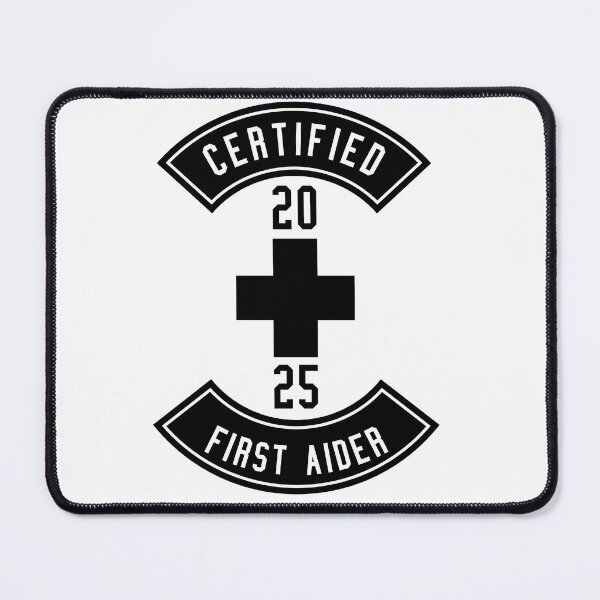 Item preview, Certified First Aider  designed and sold by Reinforced.