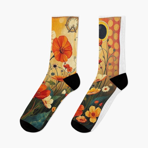 Item preview, Un hermoso cuadro de jardín de flores inspirado en Gustav Klimt designed and sold by Vintage Designs +.