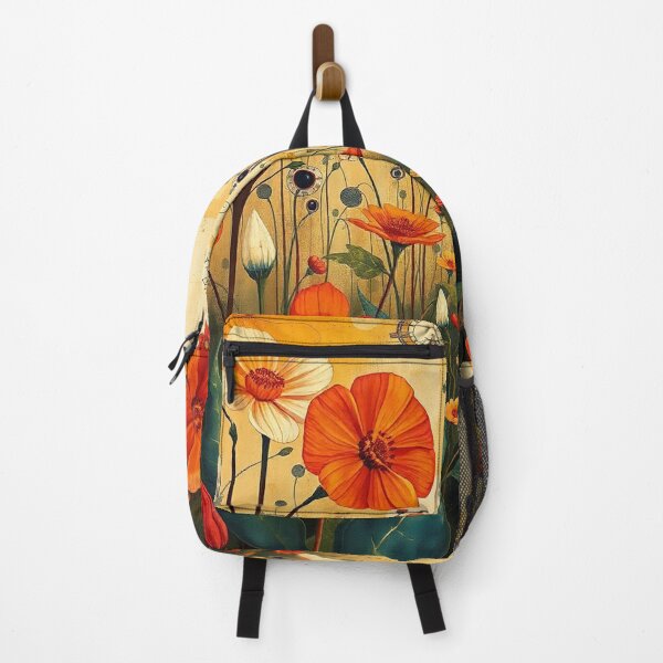 Item preview,  A Beautiful Flower Garden painting inspired by Gustav Klimt designed and sold by Vintage Designs +.