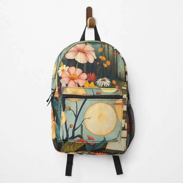 Item preview, A Beautiful Flower Garden painting inspired by Gustav Klimt designed and sold by Vintage Designs +.