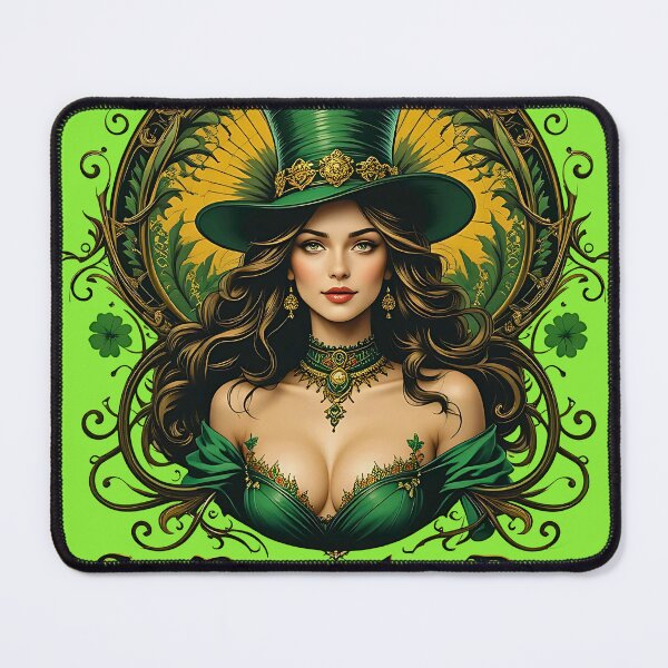 Item preview, Glamorous St. Patrick’s Muse Irish Luck & Beauty designed and sold by BorgSpareParts.