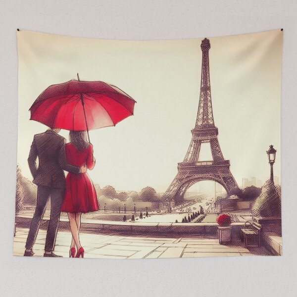 Item preview, Love's Timeless Stroll in Paris designed and sold by inkNext.