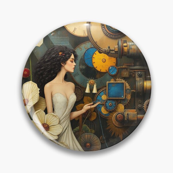 Item preview,  Gustav Klimt inspired Steampunk Garden designed and sold by Vintage Designs +.