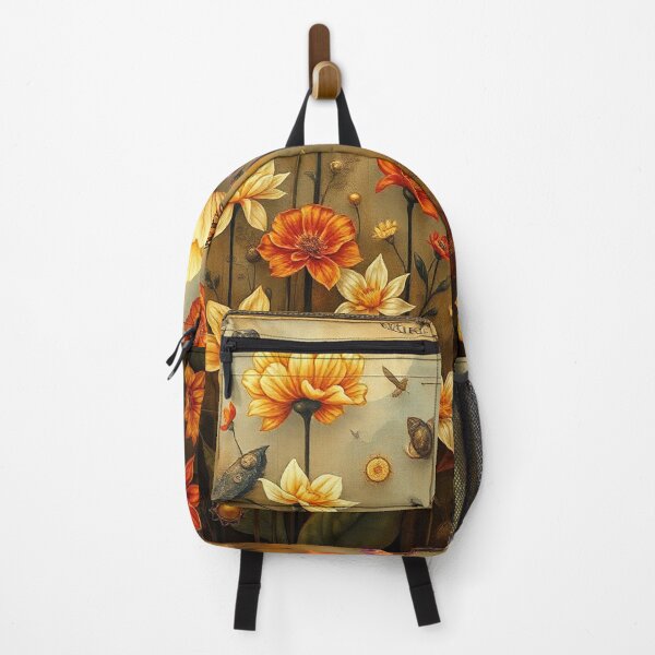 Item preview, A Beautiful Flower Garden painting inspired by Gustav Klimt designed and sold by Vintage Designs +.