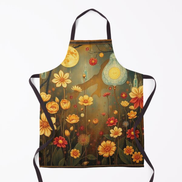 Item preview,  A Beautiful Flower Garden painting inspired by Gustav Klimt designed and sold by Vintage Designs +.
