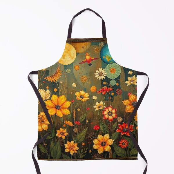 Item preview,  A Beautiful Flower Garden painting inspired by Gustav Klimt designed and sold by Vintage Designs +.