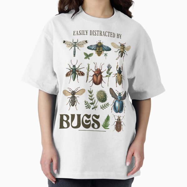 Item preview, Bugs shirt, entomology shirt, insect shirt, easily distracted by bugs shirt designed and sold by SylphAndMist.
