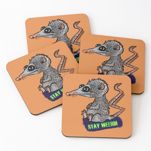 Item preview, Stay Weerd! opossum designed and sold by Shadowind.