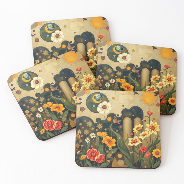 Item preview, Gustav Klimt inspired Steampunk Garden designed and sold by Vintage Designs +.