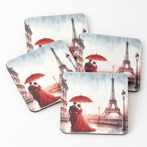 Item preview, Timeless Romance in Parisian Rain designed and sold by inkNext.