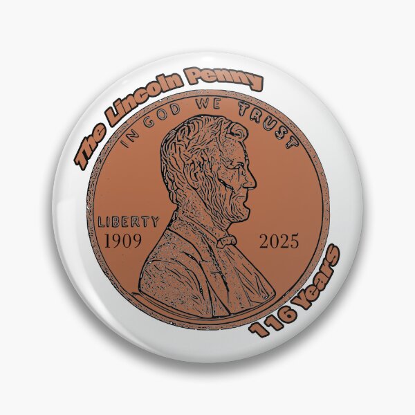 Item preview, The Lincoln Penny memorial Design 1909 to 2025 designed and sold by ArtByMarkDesign.