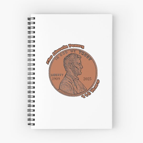 Item preview, The Lincoln Penny memorial Design 1909 to 2025 designed and sold by ArtByMarkDesign.
