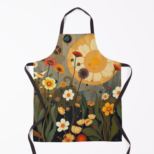 Item preview,  A Beautiful Flower Garden painting inspired by Gustav Klimt designed and sold by Vintage Designs +.