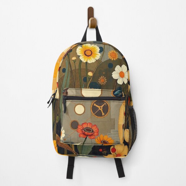 Item preview, A Beautiful Flower Garden painting inspired by Gustav Klimt designed and sold by Vintage Designs +.