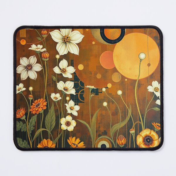 Item preview, A Beautiful Flower Garden painting inspired by Gustav Klimt designed and sold by Vintage Designs +.