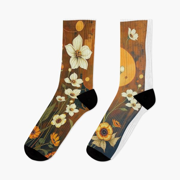 Item preview,  A Beautiful Flower Garden painting inspired by Gustav Klimt designed and sold by Vintage Designs +.