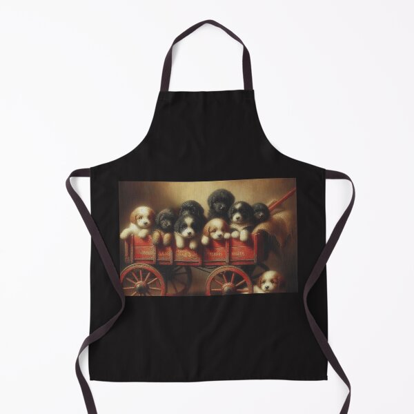 Item preview, "Adorable Puppy Wagon Ride" designed and sold by mustardseed-410.