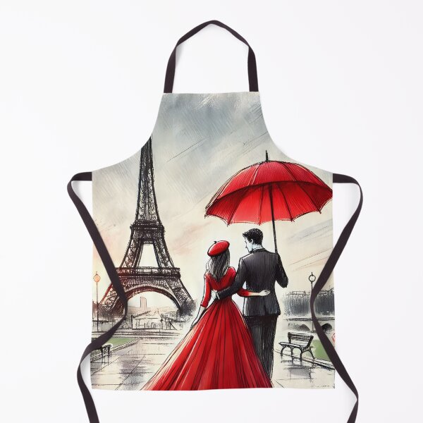 Item preview, Romantic Stroll in Parisian Rain designed and sold by inkNext.