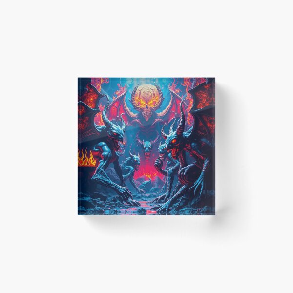 Item preview,  The Denizen Demons of Hell a Hellscape cool design designed and sold by Vintage Designs +.