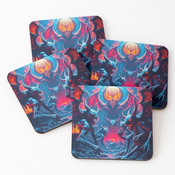 Item preview,  The Denizen Demons of Hell a Hellscape cool design designed and sold by Vintage Designs +.