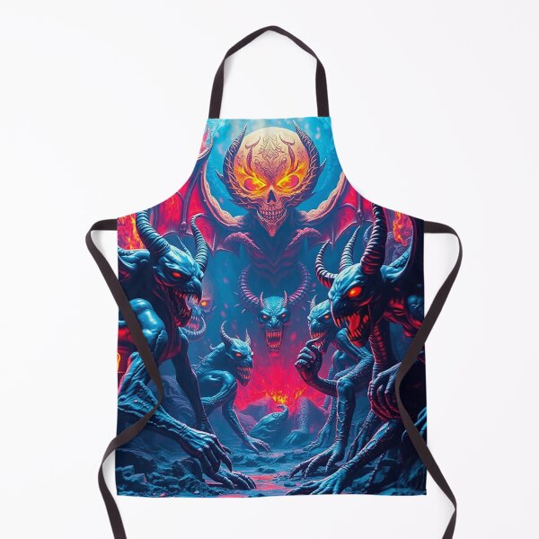 Item preview,  The Denizen Demons of Hell a Hellscape cool design designed and sold by Vintage Designs +.