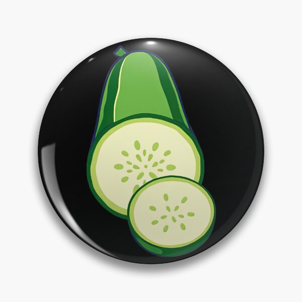 Item preview, Freshly Sliced Cucumber with Bright Green Skin and Smooth Texture designed and sold by artwaves.