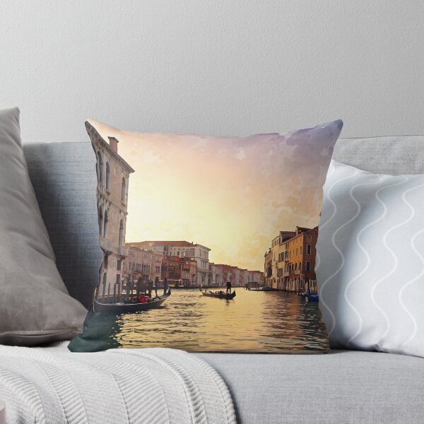 Item preview, Grand Canal in Venice: Sunset Gondola Reflections designed and sold by LSVart.