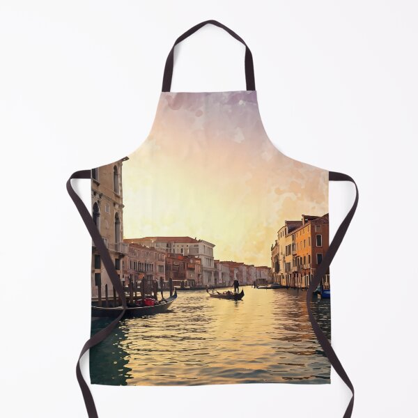Item preview, Grand Canal in Venice: Sunset Gondola Reflections designed and sold by LSVart.