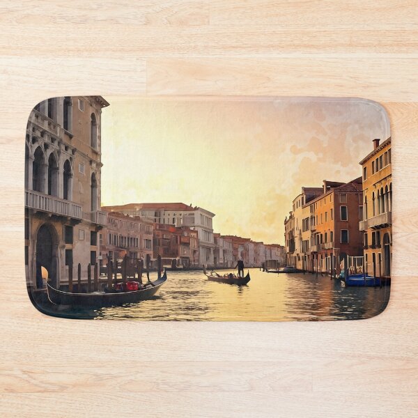 Item preview, Grand Canal in Venice: Sunset Gondola Reflections designed and sold by LSVart.