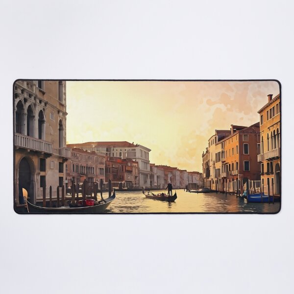 Item preview, Grand Canal in Venice: Sunset Gondola Reflections designed and sold by LSVart.