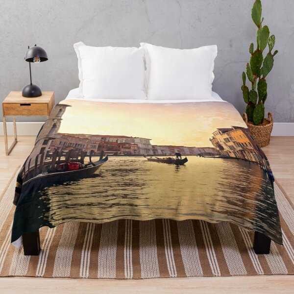 Item preview, Grand Canal in Venice: Sunset Gondola Reflections designed and sold by LSVart.