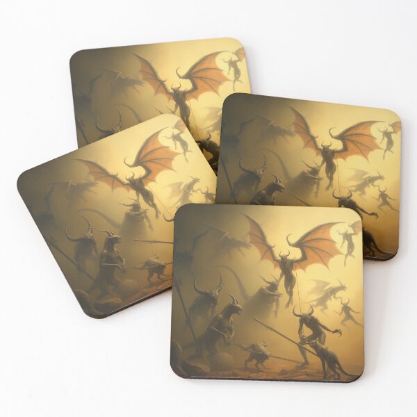 Item preview,  The Denizen Demons of Hell a Hellscape cool design designed and sold by Vintage Designs +.