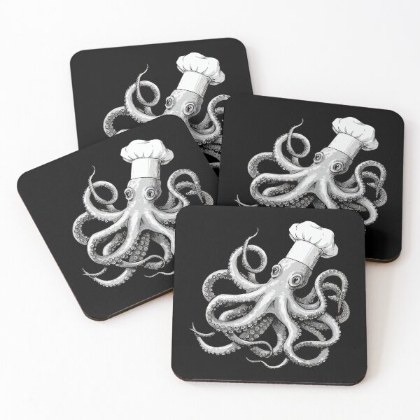 Item preview, chef hat octopus designed and sold by wi geon.