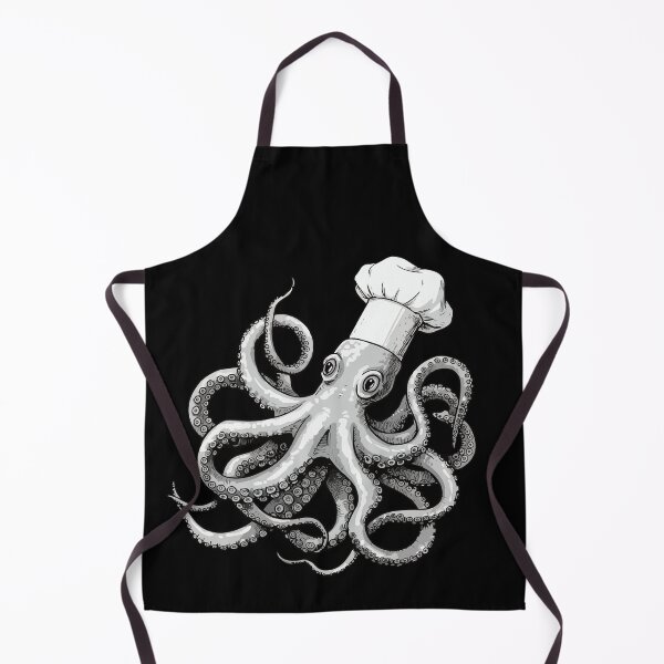 Item preview, chef hat octopus designed and sold by wi geon.