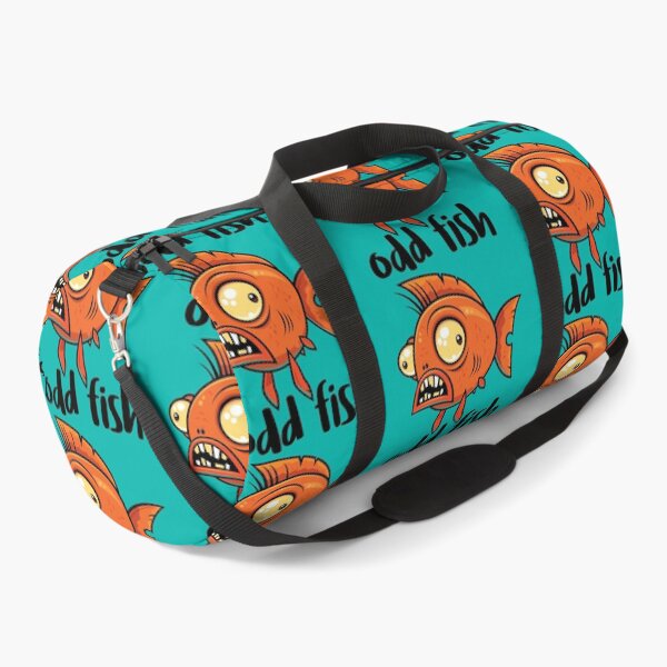 Item preview, Odd Fish Quirky Funny Orange Goldfish Cartoon designed and sold by fizzgig.